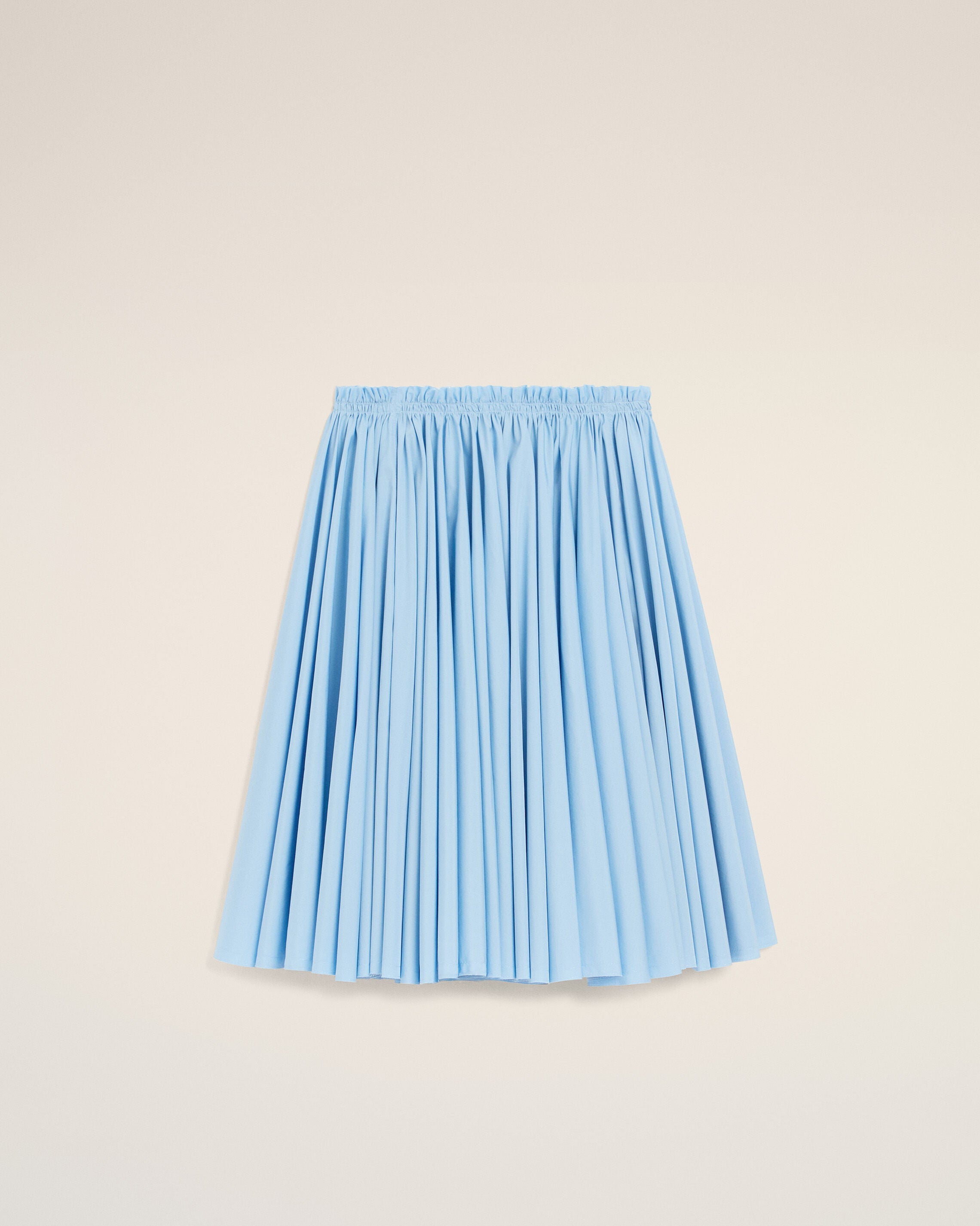 CASHMERE BLUE Blå bomullsmidi Corolla-skjorta | Ami Paris